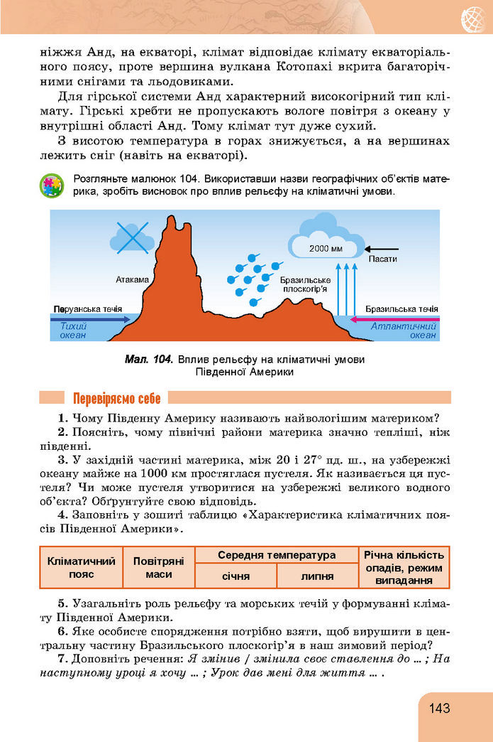 Підручник Географія 7 клас Гільберг (2024)