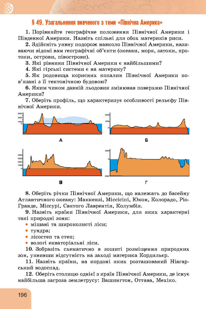 Підручник Географія 7 клас Гільберг (2024)