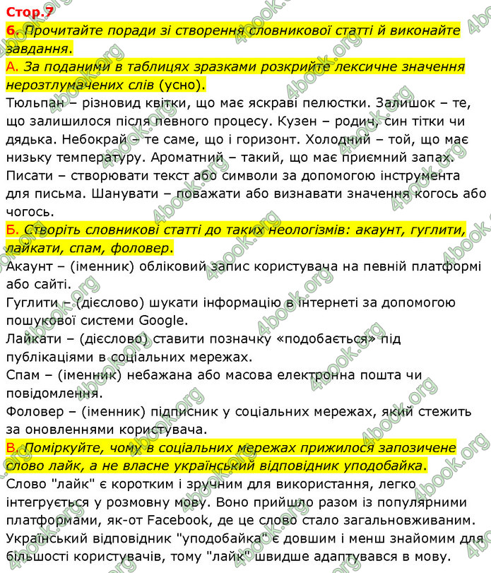 ГДЗ Українська мова 10 клас Авраменко