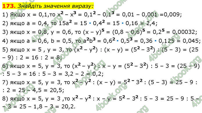 ГДЗ Алгебра 7 клас Мерзляк (2024)