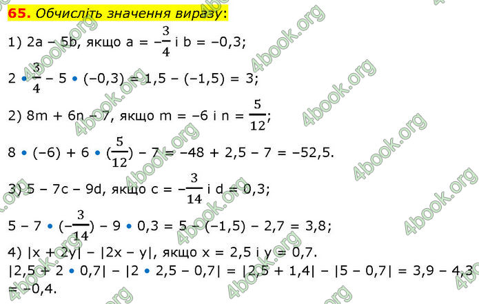 ГДЗ Алгебра 7 клас Тарасенкова (2024)