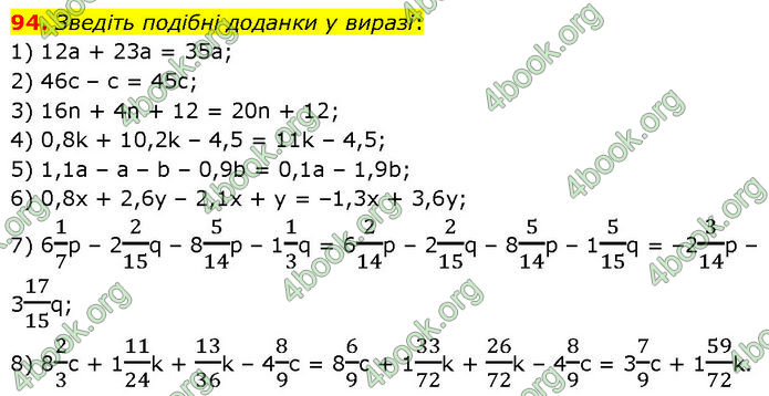 ГДЗ Алгебра 7 клас Тарасенкова (2024)