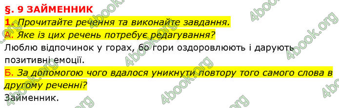 ГДЗ Українська мова 7 клас Авраменко