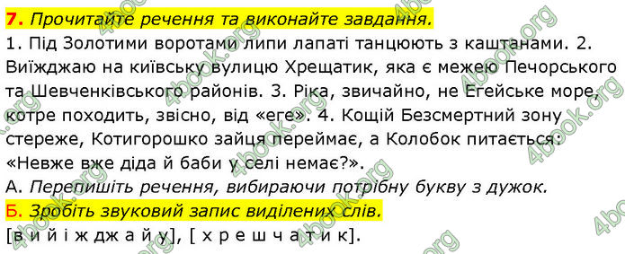 ГДЗ Українська мова 7 клас Авраменко