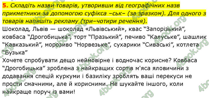 ГДЗ Українська мова 7 клас Авраменко