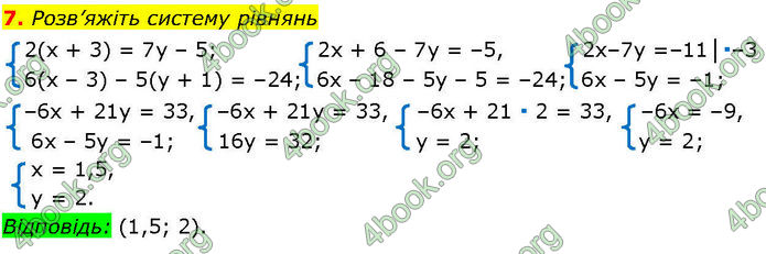 ГДЗ Алгебра 7 клас Істер (2024)