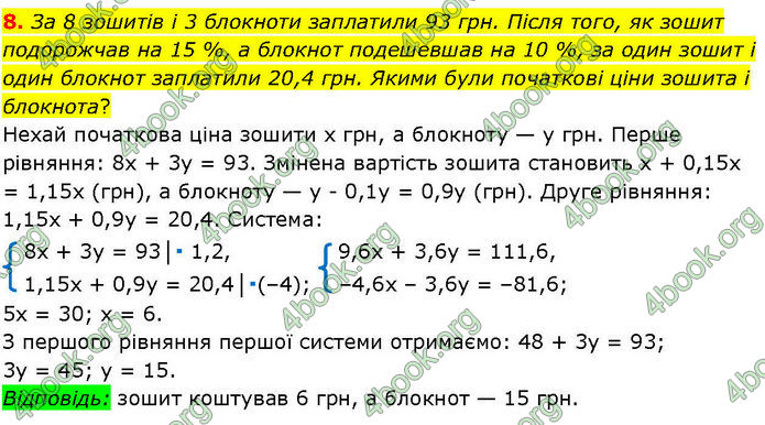 ГДЗ Алгебра 7 клас Істер (2024)