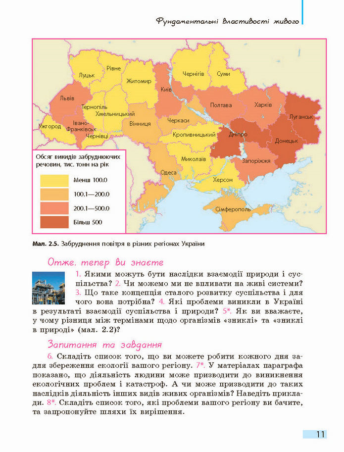 Біологія і екологія 10 клас Задорожний 2018 (Станд.)