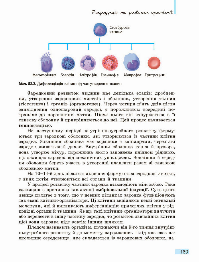 Біологія і екологія 10 клас Задорожний 2018 (Станд.)