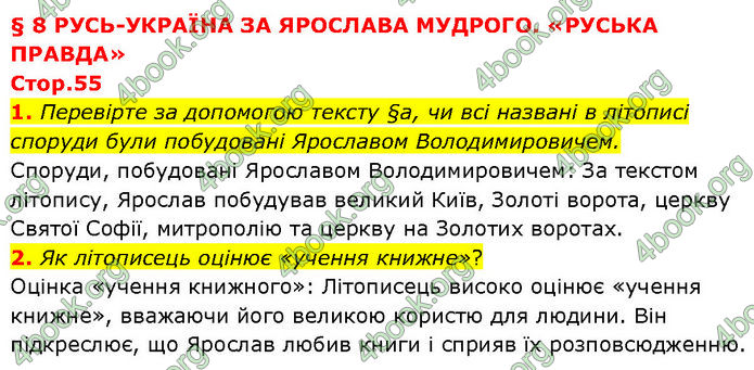 ГДЗ Історія України 7 клас Щупак (2024)