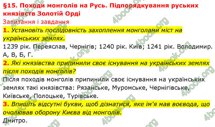 ГДЗ Історія України 7 клас Галімов