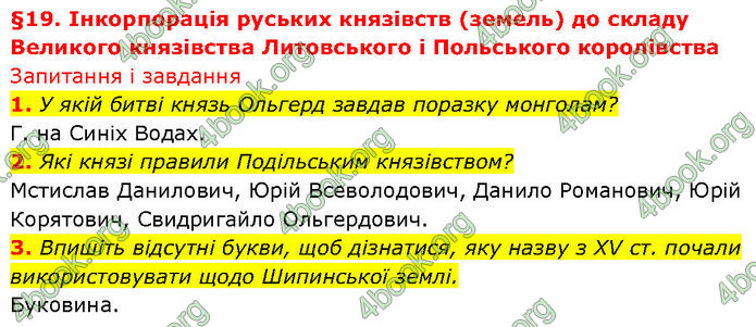 ГДЗ Історія України 7 клас Галімов