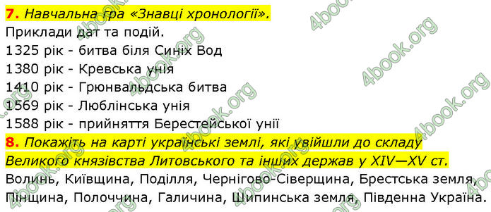 ГДЗ Історія України 7 клас Галімов