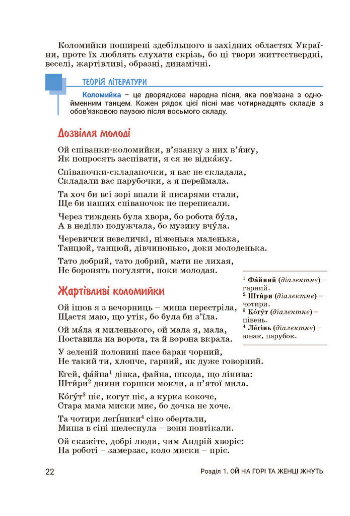 Підручник Українська література 7 клас Заболотний