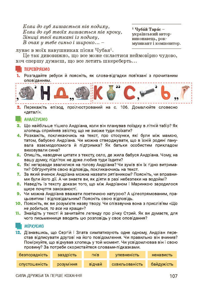 Підручник Українська література 7 клас Заболотний