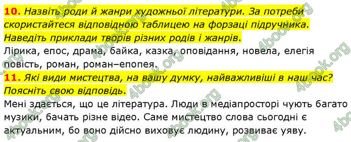 ГДЗ Українська література 7 клас Заболотний