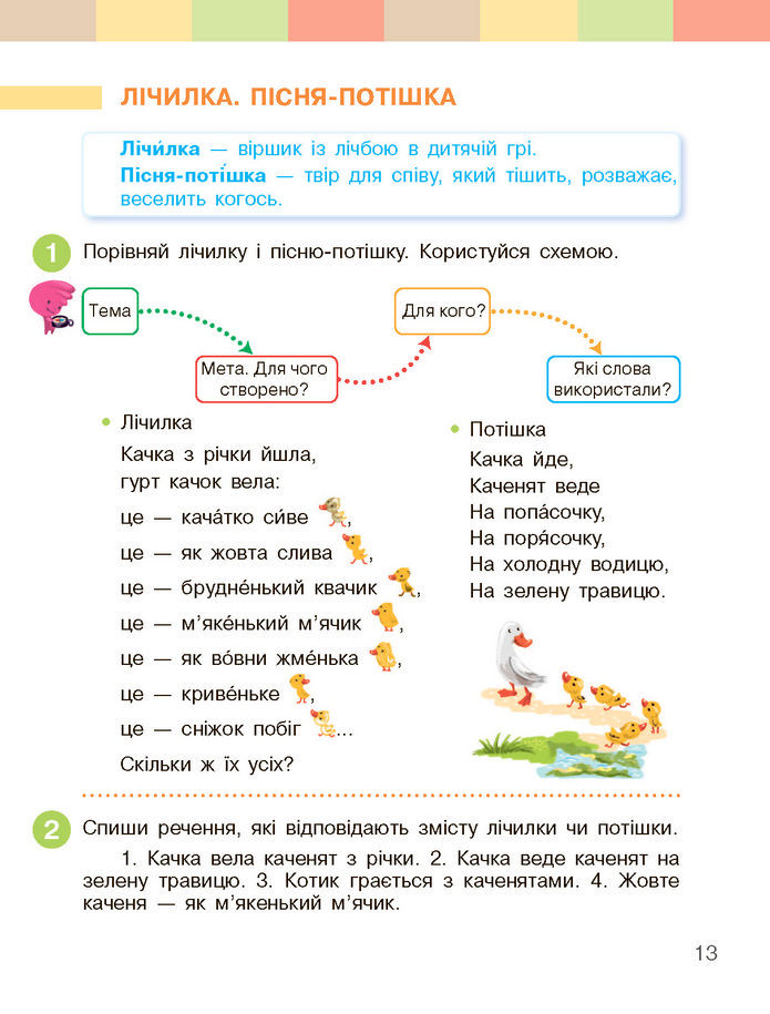 Українська мова та читання 2 клас Большакова (1 ЧАСТИНА)