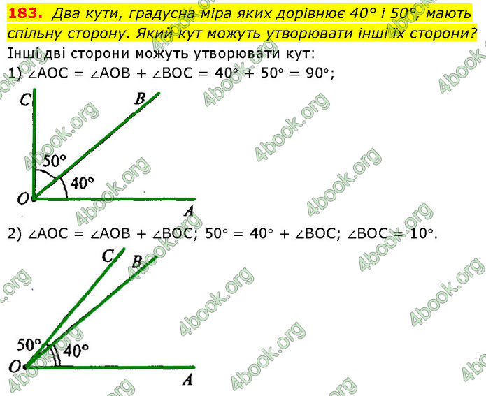 ГДЗ Геометрія 7 клас Бурда