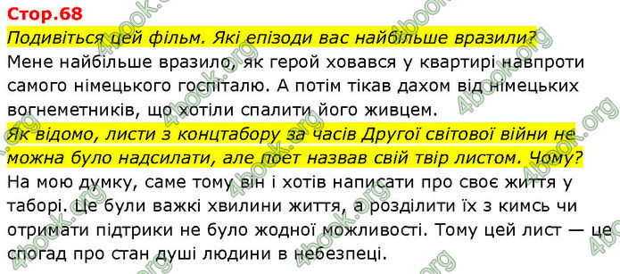 ГДЗ Зарубіжна література 7 клас Ніколенко