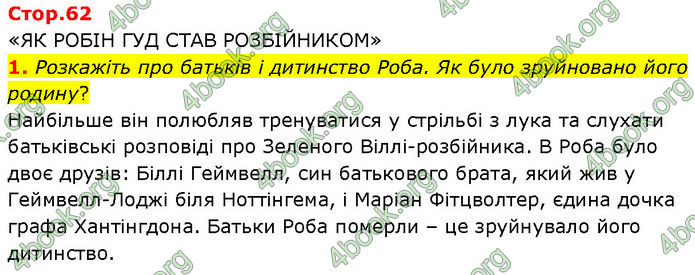 ГДЗ Зарубіжна література 7 клас Волощук