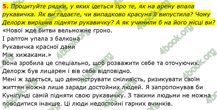 ГДЗ Зарубіжна література 7 клас Волощук