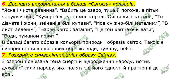 ГДЗ Зарубіжна література 7 клас Волощук