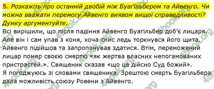 ГДЗ Зарубіжна література 7 клас Волощук