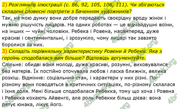 ГДЗ Зарубіжна література 7 клас Волощук