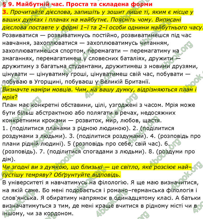 ГДЗ Українська мова 7 клас Голуб (2024)