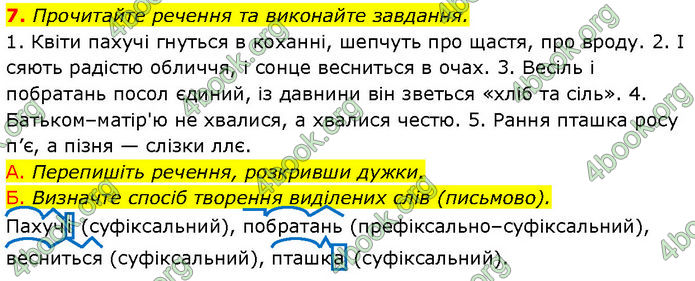 ГДЗ Українська мова 7 клас Авраменко