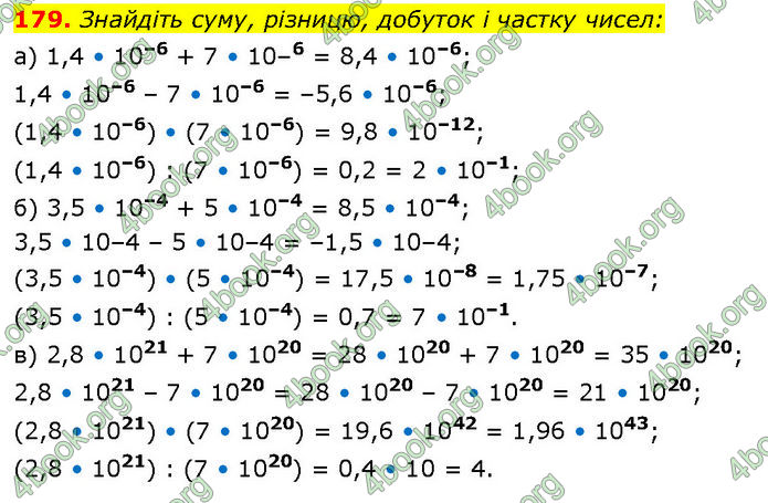 ГДЗ Алгебра 7 клас Бевз (2024)