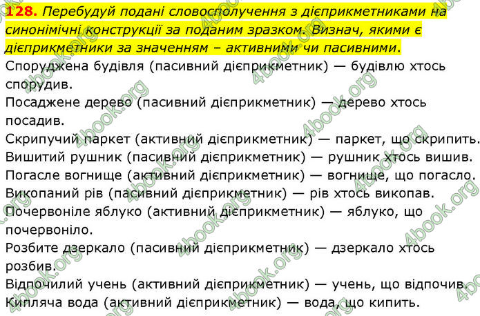 ГДЗ Українська мова 7 клас Онатій