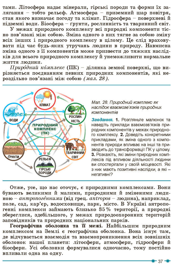 Підручник Географія 7 клас Кобернік (2024)