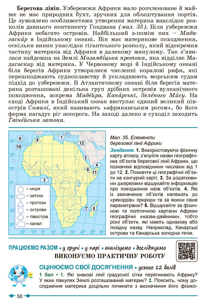 Підручник Географія 7 клас Кобернік (2024)