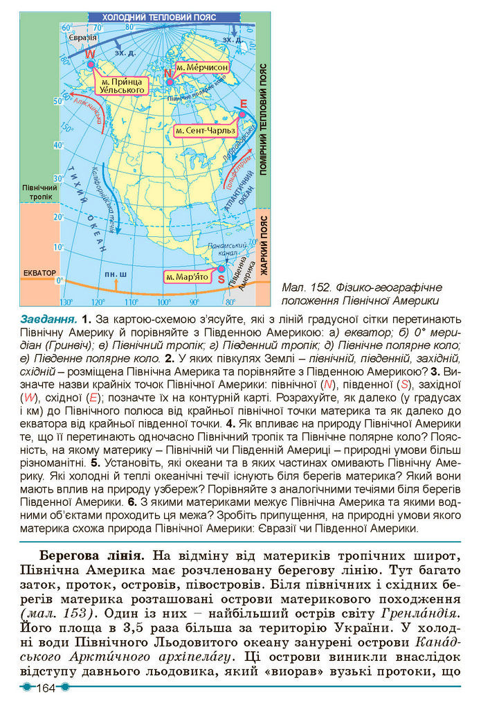 Підручник Географія 7 клас Кобернік (2024)