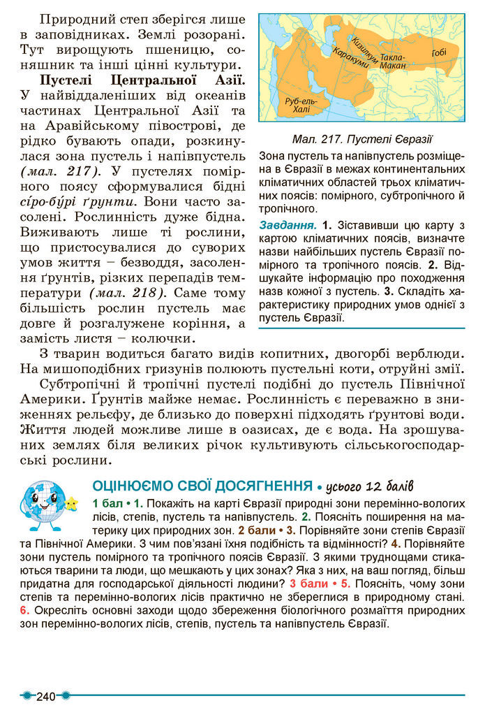 Підручник Географія 7 клас Кобернік (2024)