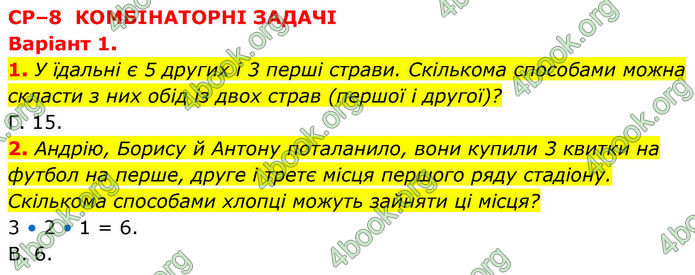 ГДЗ зошит самостійні Алгебра 7 клас Тарасенкова