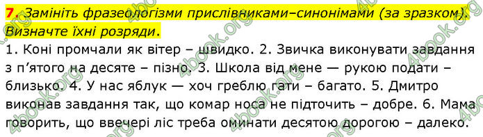 ГДЗ Українська мова 7 клас Голуб (2024)