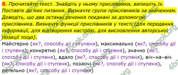 ГДЗ Українська мова 7 клас Голуб (2024)