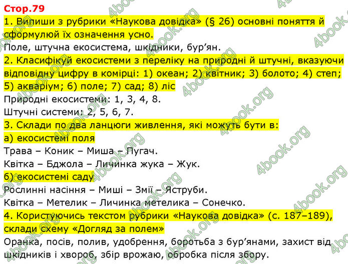 ГДЗ Зошит Пізнаємо природу 6 клас Коршевнюк