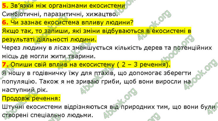 ГДЗ Зошит Пізнаємо природу 6 клас Коршевнюк