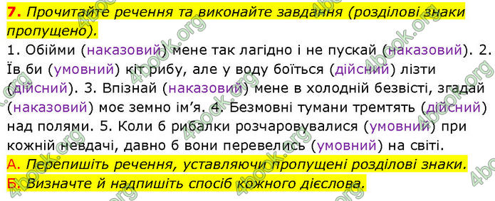 ГДЗ Українська мова 7 клас Авраменко