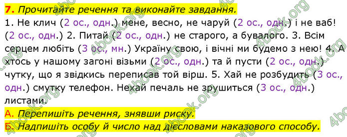 ГДЗ Українська мова 7 клас Авраменко