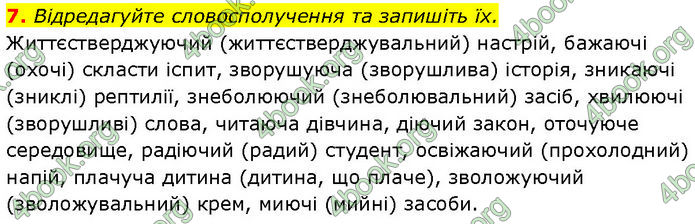 ГДЗ Українська мова 7 клас Авраменко