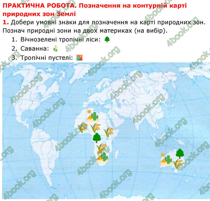 ГДЗ зошит Географія 7 клас Гільберг