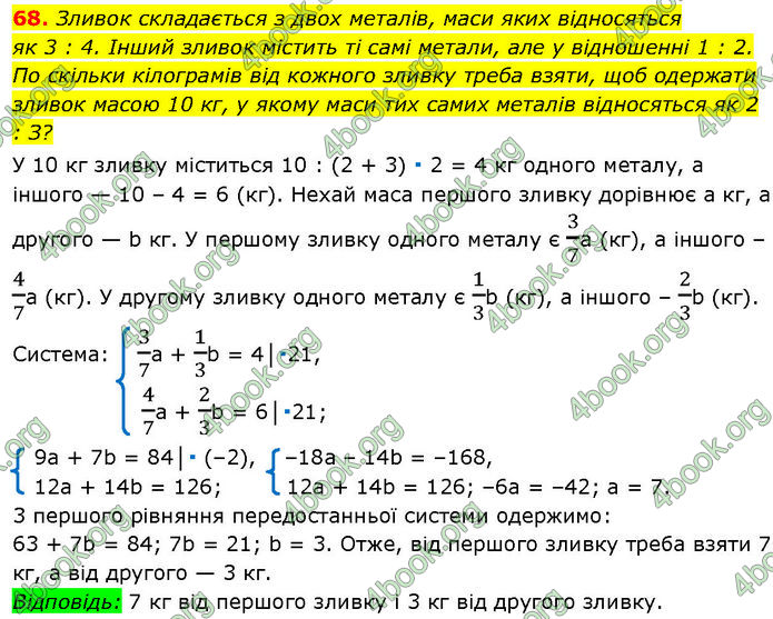 ГДЗ Алгебра 7 клас Істер (2024)