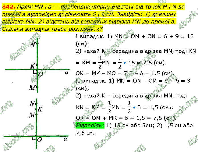 ГДЗ Геометрія 7 клас Бурда