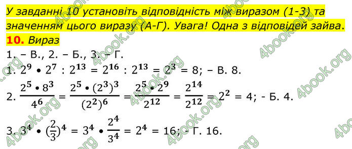 ГДЗ зошит самостійні Алгебра 7 клас Істер