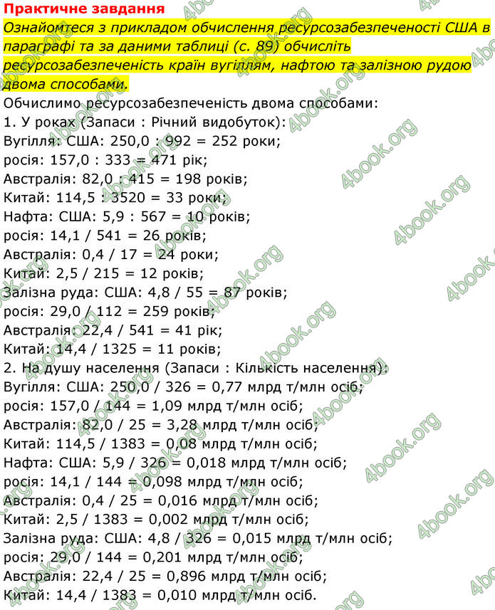 ГДЗ Географія 9 клас Довгань