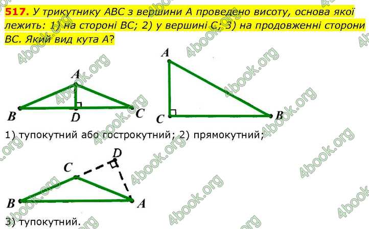 ГДЗ Геометрія 7 клас Бурда